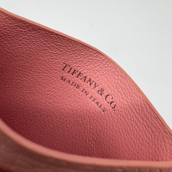 Tiffany & Co. Return to Tiffany Card Case,Pink Leather  Limited (Blush Pink) - Picture 10 of 11